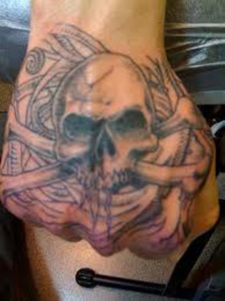 Skull Crossbone Tattoos And Meanings-Skull Crossbone ...