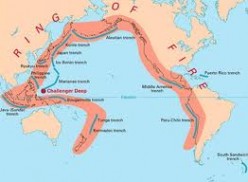 The Pacific Ring of Fire -  Most Volcanic Eruptions and Earthquakes Happen Here