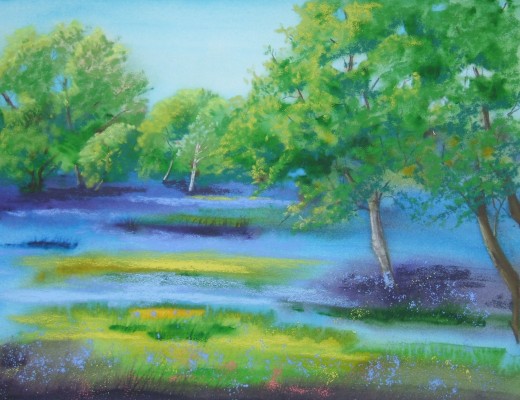 Bluebells and Buttercups - SOLD