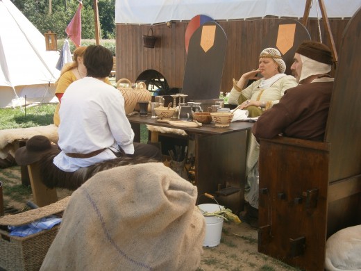 The main encampment.