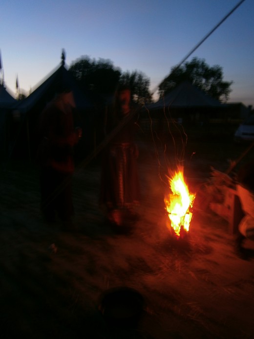 Camp fires everywhere