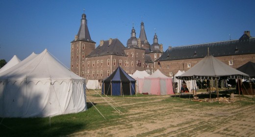 Main encampment, early morning