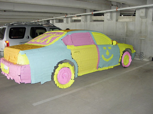 Post-it Car