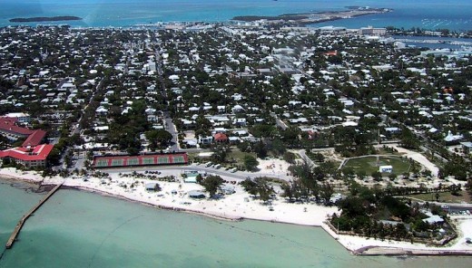 Key West From The Air.