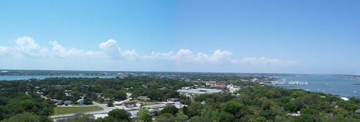 St Augustine From The Top Of The St Augustine Light House.
