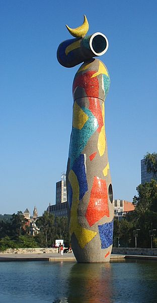 Dona i Ocell  1982  Montjuic, Barcelona, Spain