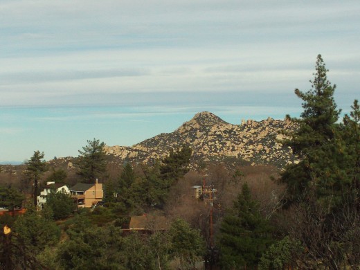 The view of the Pinnacles up in the San Bernardino Mountains.
