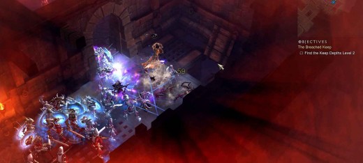 Diablo 3 Breached Keep Quest - the battles in the Keep Depths are mostly against hordes of monsters in small rooms