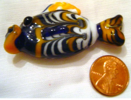 Glass Fish, representative of craftsmanship from 14th Century BC, Egypt.