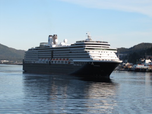 The Westerdam from Holland America Cruise Lines.