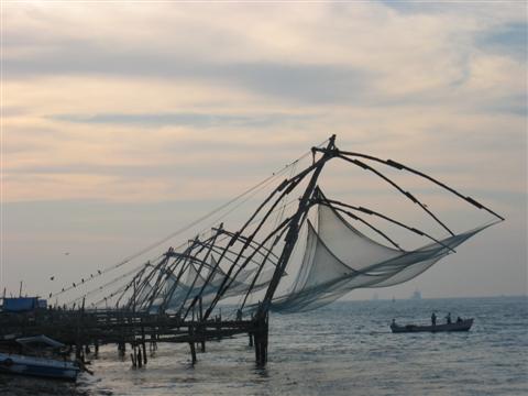 Fishing nets in Fort Kochi