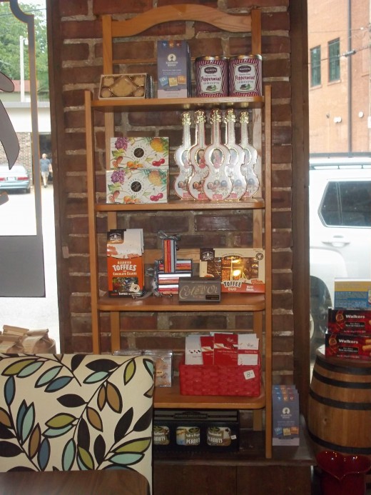 Items are stocked artistically