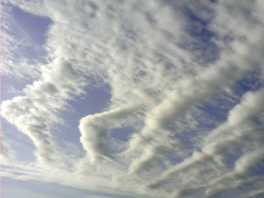 Find shapes in the clouds.