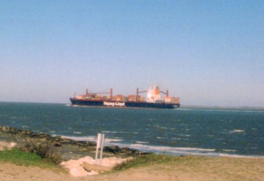 Sit on the dock of the bay, watching the ships come in.
