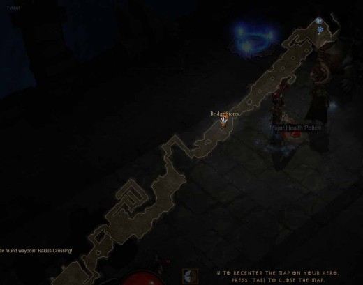 Diablo 3 Map to Finding the Demon Gate at the Edge of the Abyss