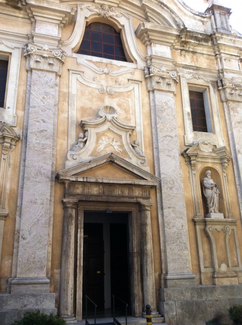 Baroque 15th Century Pitigliano Cathedral Facade
