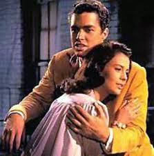 Natalie Woods and Richard Beymer in the film.