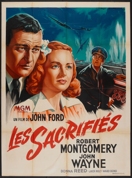 They Were Expendable (1945) French poster