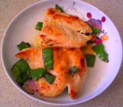 Pan Fry Chicken Breast with Green Pepper