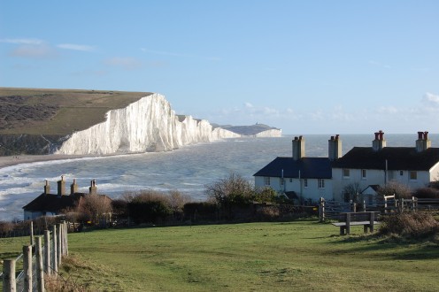 The Seven Sisters cliffs, Sussex, England, UK.