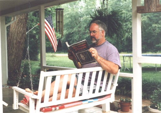 The Dream - researching material for your novel while lazily swinging on the front porch swing. 