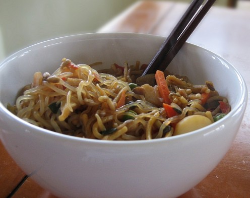 Shirataki Noodle Dish