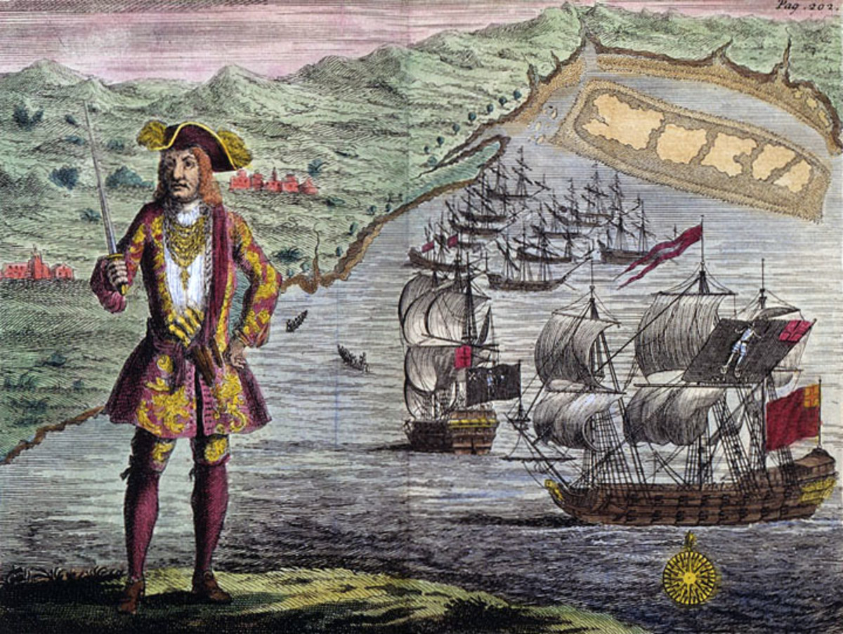 Captain Bartho. Roberts with two Ships, Viz the Royal Fortune and Ranger, takes in Sail in Whydah Road on the Coast of Guiney, January 11th. 1721