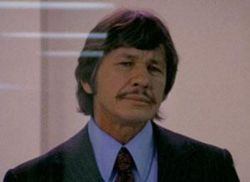 CHARLES BRONSON who starred in the "Dirty Dozen" and "The Great Escape."