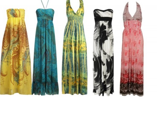 Maxi dresses are a low-pain option for summer!
