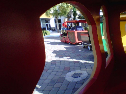You are never too old to ride the trolley! 