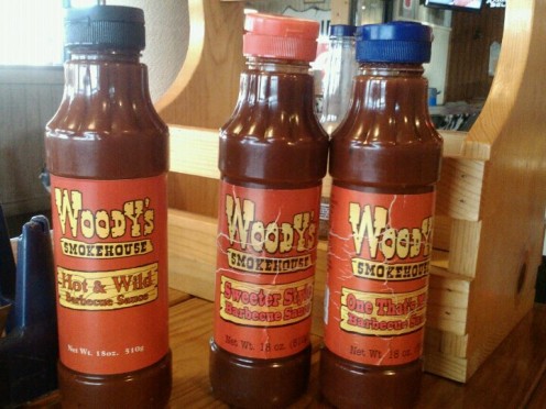 Sweet, Mild or Hot....Woody's has a sauce for everyone!