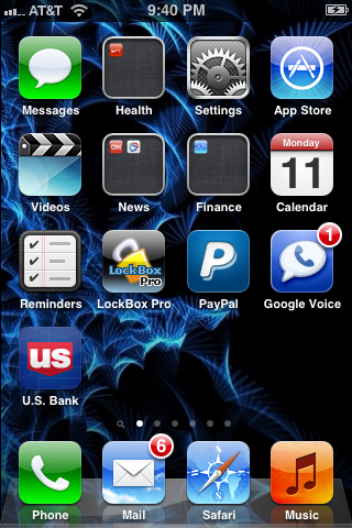 Tap the "Safari" app to open the your device's native Web browser.