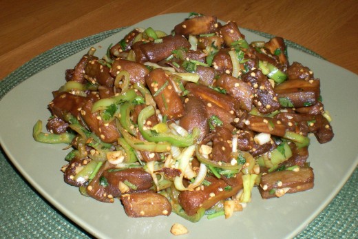 Chinese Stir Fried Eggplant