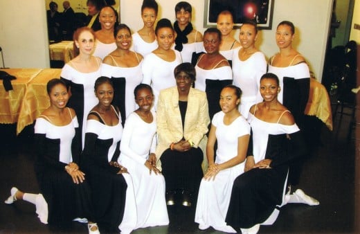 Grace Ministry Dancers in the Apollo Green Room