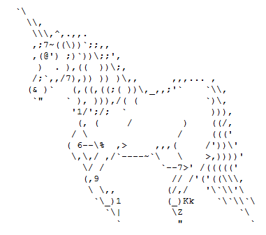 The Legendary, Virginal Unicorn in ASCII Text Art | HubPages