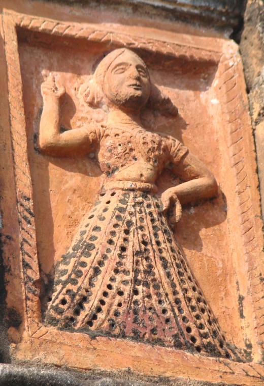 Dancer; Chandranath temple, hetampur