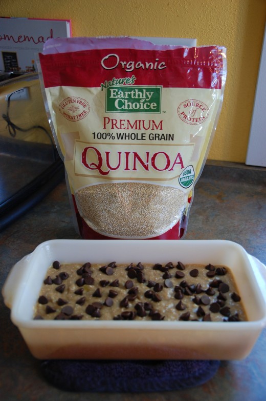 substitute ground quinoa for 1/2 Cup of the flour