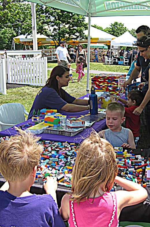 LEGOLAND booth invites young and old to play!