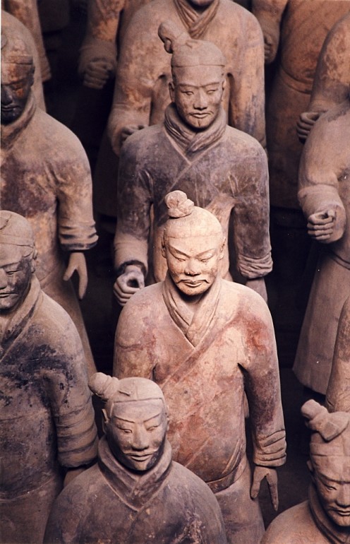 Terracota Warriors in the Mausoleum of the First Qin Emperor