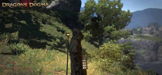 Dragon's Dogma Find Ruins Near Waycastle - the path to the ruins lies on the left, turn right to see Gran Soren
