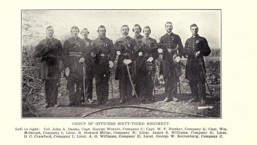 Some of the officers of the 63rd Regiment