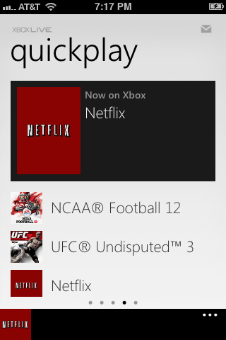 You can also use the controller to navigate some apps, such as Netflix.
