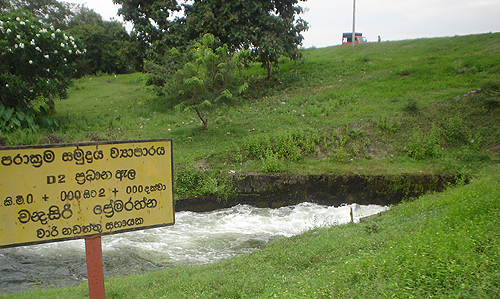 D2 Main Canal of the Prakrama Samudra Irrigation Project.