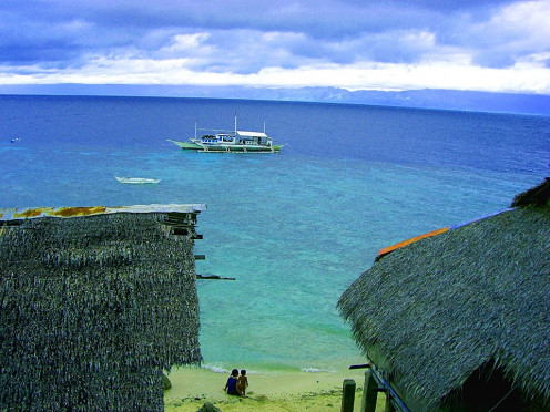 Beach of Moalboal, Cebu, Philippines