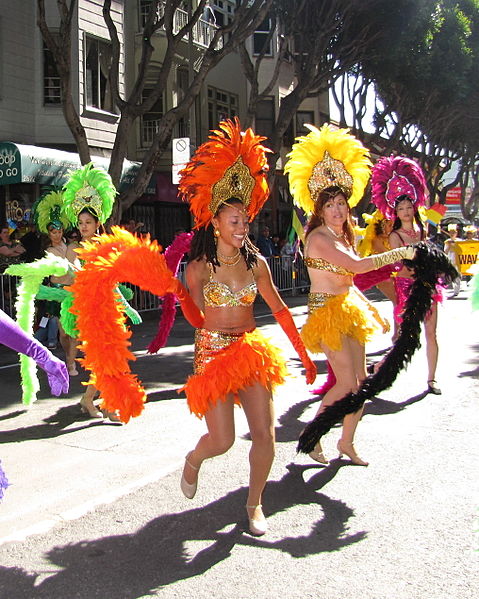 Dancers at the San Francisco Carnaval
