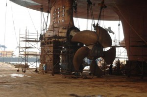 Norwegian Dawn dry-dock