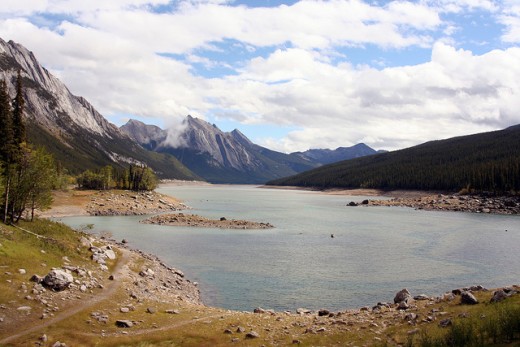 Jasper National Park is Canada's largest National Park.  Medicine Lake is just one of the many beautiful lakes in the park