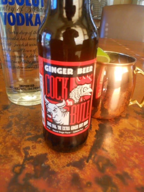 Cock 'n Bull is the original Ginger Beer used for the Moscow Mule.
