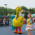 Big Bird joins the parade Big Bird joins the parade