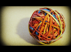 Rubber Band Ball Stretch